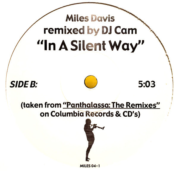 Miles Davis – Shhh / In A Silent Way (SEA4 Miles Remix) (Format: Vinyl, 12", 33 ⅓ RPM) (Label: Columbia)