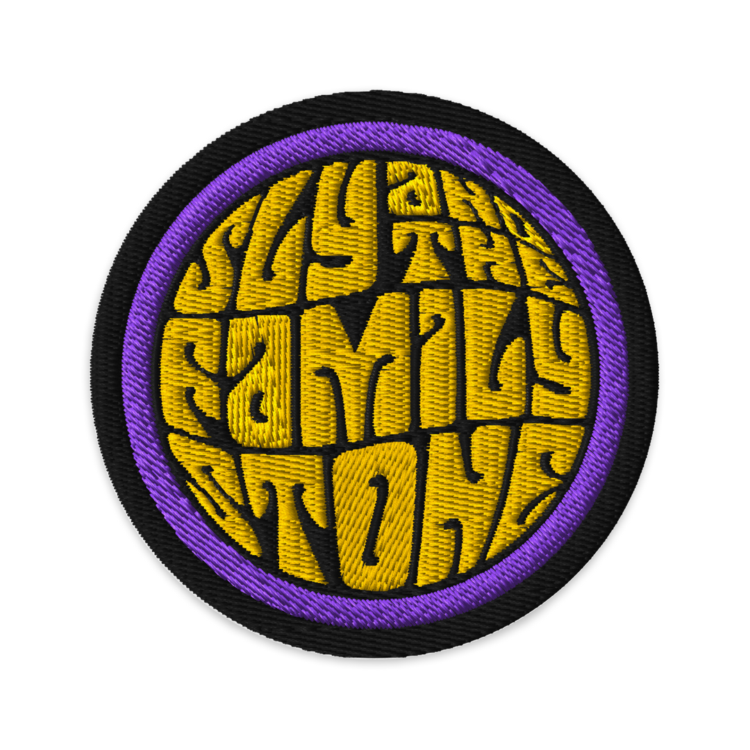 SLY AND THE FAMILY STONE EMBROIDERED PATCH